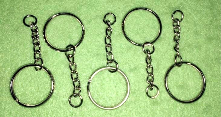1) Silver Beadable Keychain Bar – LBL Creations