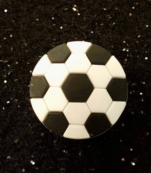 (1) Soccer Ball Croc Charm