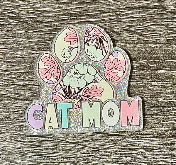 (1) Cat Mom Acrylic