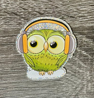 (1) Owl with Headphones Acrylic