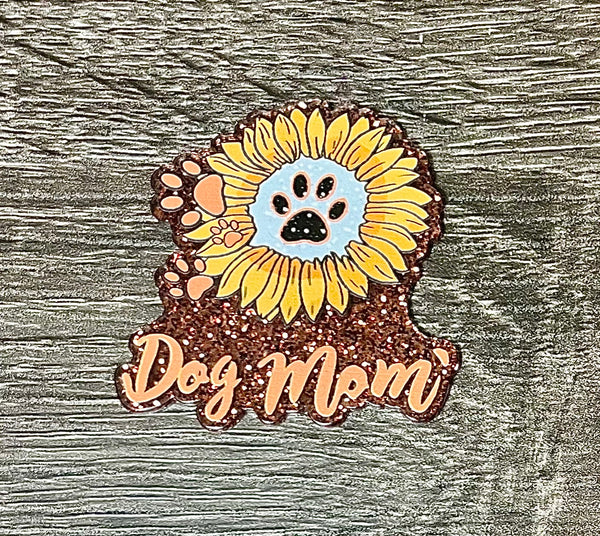 (1) Sunflower Dog Mom Acrylic