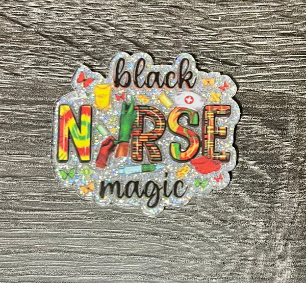 (1) Black Nurse Magic Acrylic