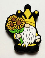 (1) Sunflower Bee Gnome Focal Bead