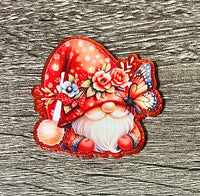 (1) Gnome with Butterfly Acrylic