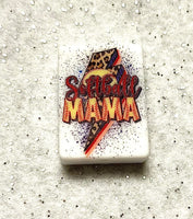 (1) Softball Mama Focal Bead