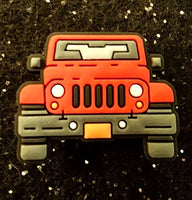 (1) Red Jeep Croc Charm