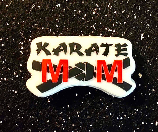 (1) Karate Mom Focal Bead