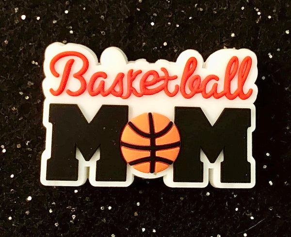 (1) Basketball Mom Focal Bead