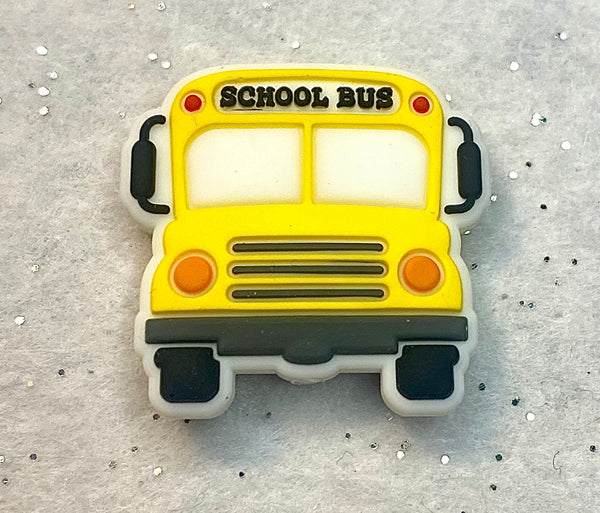 (1) Front Facing School Bus Focal Bead