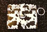 (1) Black and White Cow Print Wallet/Card Holder