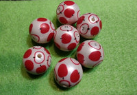 (5) 20mm Apple-Teacher Beads