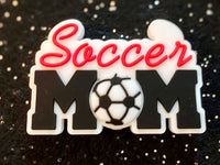 (1) Soccer Mom Focal Bead