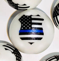 (5) Police Badge 20mm Beads