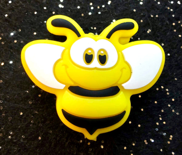 (1) Flying Bee Silicone Bead