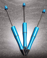 (1) Carribean Blue Matte Beadable Pen
