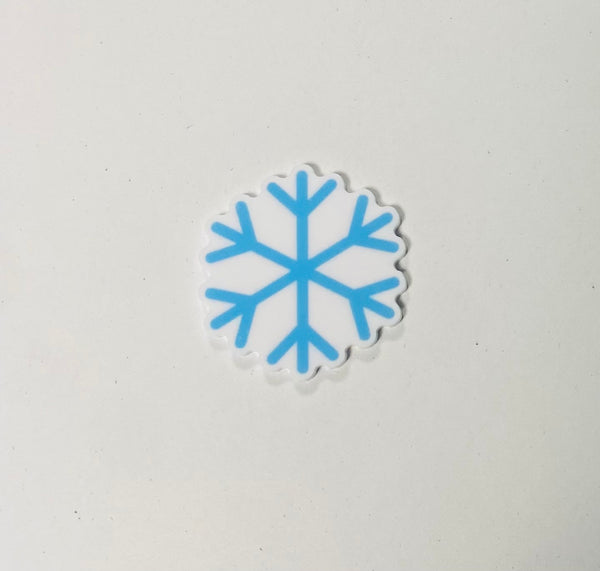 (1) Snowflake Planar Resin Piece