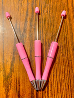 (1) Pastel Pink Matte Beadable Pen