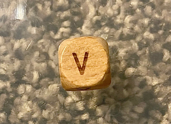 (1) Wooden "V" Bead