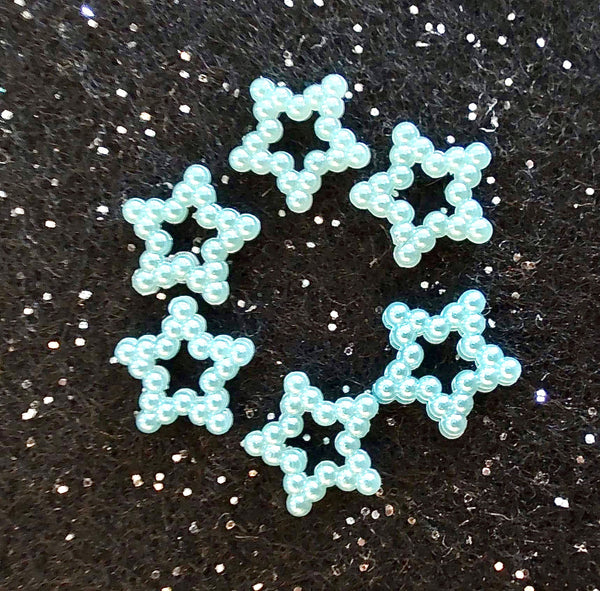 (1) Bag of Turquoise Star Spacers