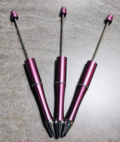 (1) Dark Plum Purple Matte Beadable Pen