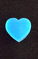 (10) Blue Heart Polymer Clay Beads